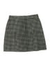 Assorted Brands Houndstooth Green Gray Casual Skirt Size L - photo 1