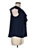 Monteau Blue Sleeveless Blouse Size M - photo 4