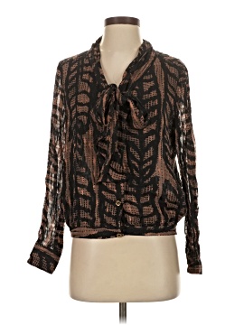 Tory Burch Long Sleeve Silk Top