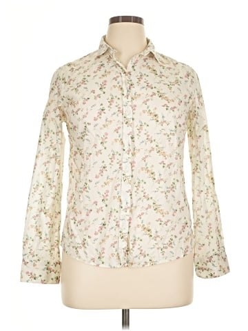 Oxford Long Sleeve Blouse (view 1)