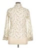 Oxford Floral Ivory Long Sleeve Blouse Size 14 - photo 2