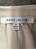 Rose + Olive Ivory Sleeveless Blouse Size M - photo 7