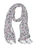 Unbranded Floral Teal Blue Scarf One size - photo 1