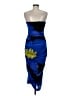 Zara Graphic Blue Cocktail Dress Size M - photo 2