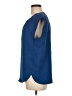 J.Crew Blue Sleeveless Blouse Size 6 - photo 5