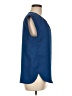 J.Crew Blue Sleeveless Blouse Size 6 - photo 4
