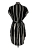 Shein 100% Polyester Stripes Black Casual Dress Size L - photo 2