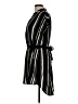 Shein 100% Polyester Stripes Black Casual Dress Size L - photo 5