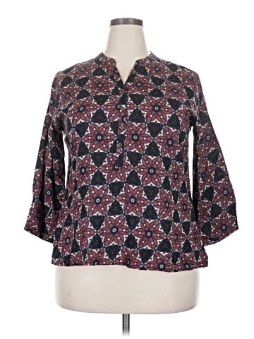 Utsa 3/4 Sleeve Blouse (view 1)