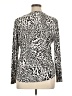 INC International Concepts Animal Print Silver Long Sleeve Blouse Size XL (petite) - photo 2
