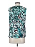 Kasper 100% Polyester Teal Sleeveless Blouse Size S - photo 2