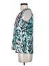 Kasper 100% Polyester Teal Sleeveless Blouse Size S - photo 5