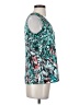 Kasper 100% Polyester Teal Sleeveless Blouse Size S - photo 4