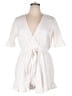 Topshop 100% Cotton Polka Dots White Romper Size 14 - photo 1