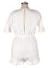 Topshop 100% Cotton Polka Dots White Romper Size 14 - photo 2