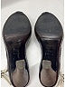 Céline 100% Leather Gray Black Leather slingback heels Size EU 38 1/2 - photo 9