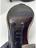 Céline 100% Leather Gray Black Leather slingback heels Size EU 38 1/2 - photo 6