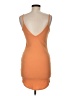 Forever 21 Solid Orange Casual Dress Size M - photo 2