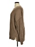 American Eagle Outfitters 100% Cotton Solid Brown Pullover Sweater Size XL - photo 5