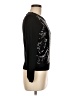 Diane von Furstenberg Metallic Black Pullover Sweater Size P (petite) - photo 4