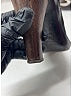 Céline 100% Leather Gray Black Leather slingback heels Size EU 38 1/2 - photo 4