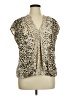 Luxology Tan Sleeveless Blouse Size XL - photo 1