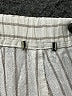 Unbranded Stripes Ivory Linen Pants Size L (estimated) - photo 4