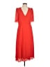 Alice + Olivia 100% Polyester Red Cocktail Dress Size 8 - photo 1