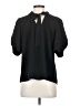 Unbranded Black Short Sleeve Blouse Size Sm - photo 2