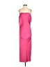 Zara 100% Polyester Solid Pink Cocktail Dress Size M - photo 1