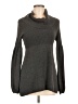 Hooked Up by IOT Gray Long Sleeve Turtleneck Size M - photo 1