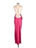 Zara 100% Polyester Solid Pink Cocktail Dress Size M - photo 2