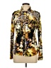 BCBGMAXAZRIA Animal Print Gold Long Sleeve Blouse Size L - photo 1