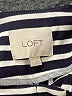 Ann Taylor LOFT 100% Cotton Stripes Ivory Jacket Size 6 - photo 6