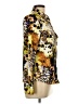 BCBGMAXAZRIA Animal Print Gold Long Sleeve Blouse Size L - photo 4