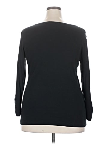 Caslon Long Sleeve Top (view 2)