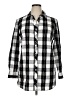 Foxcroft Plaid Silver Long Sleeve Button-Down Shirt Size 16W - photo 1