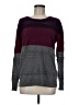Pixley Color Block Purple Pullover Sweater Size M - photo 1