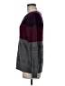 Pixley Color Block Purple Pullover Sweater Size M - photo 5