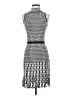 Parker Houndstooth Silver Cocktail Dress Size S - photo 1