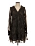Walter Baker 100% Polyester Animal Print Brown Casual Dress Size S - photo 1