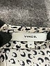 Vince. Animal Print Silver Silk Skirt Size 12 - photo 3