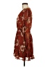 Row A Floral Burgundy Cocktail Dress Size M - photo 5