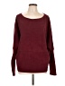Fashion Burgundy Pullover Sweater Size L - photo 1