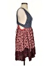 Lulus 100% Rayon Print Blue Casual Dress Size S - photo 4