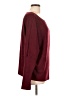 Fashion Burgundy Pullover Sweater Size L - photo 4