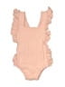 Unbranded Tan Short Sleeve Onesie Size 70 cm / US 6-9 MO - photo 1