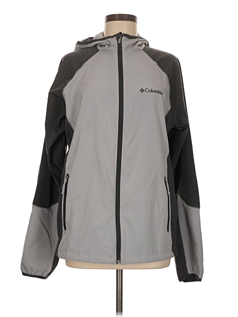 Pre-owned Columbia Jacket In Gray