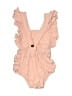 Unbranded Tan Short Sleeve Onesie Size 70 cm / US 6-9 MO - photo 2
