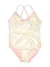 Floatimini Tie-dye Pink One Piece Swimsuit Size 6X - photo 1